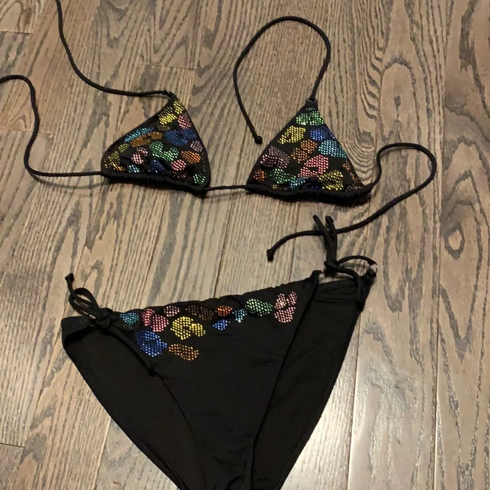 Vintage Victoria’s Secret String Bikini Set - Med - Picture 1 of 8